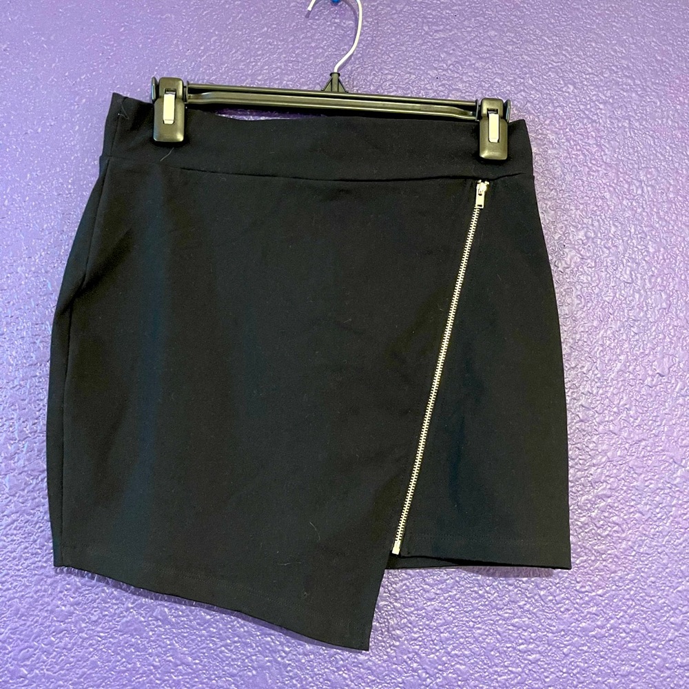 Asymmetric Mini Skirt